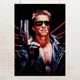 Постер Термінатор, T-800, Terminator (1984), Арнольд Шварценеггер, кіборг, A1 85×60 см (id0363) - зображення 1