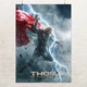 Постер Тор 2: Тёмный мир, Thor 2: Dark World (2013), супергеройский постер, A2 60×43 см (id0014) - изображение 1