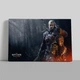 Интерьерная картина Ведьмак Геральт с трофеями, Witcher, Geralt, декор в комнату геймера, 28×42 см (id0990) - изображение 1