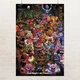 Постер Пять ночей с Фредди, Five Nights at Freddy's, все персонажи FNAF, A3 42×28 см (id6273) - изображение 1