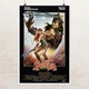Постер Конан Варвар и Рыжая Соня, Conan, Red Sonja (1985), Арнольд Шварценеггер, культовое кино, A2 60×39 см (id0444) - изображение 1