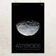 Постер Астероиды, Asteroids, NASA, НАСА, космос, астрономия, A3 42×27 см (id7080) - изображение 1