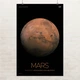 Постер Марс, Mars, NASA, НАСА, космос, астрономия, A3 42×27 см (id7113) - изображение 1