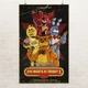 Постер Пять ночей с Фредди, Five Nights at Freddy's, FNAF, ужасы, A2 60×38 см (id7172) - изображение 1