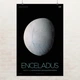 Постер Энцелад, спутник Сатурна, Enceladus, NASA, НАСА, космос, астрономия, A3 42×27 см (id7101) - изображение 1