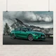 Постер BMW M3 Sedan (G80) Competition, авто постер, A3 28×42 см (id7252) - изображение 1