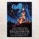 Постер Зоряні Війни Ⅳ: Нова надія, Star Wars Ⅳ: New Hope (1977) , культове кіно, A2 60×43 см (id0529) - зображення 1