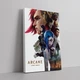 Интерьерная картина Аркейн: Лига Легенд, Arcane: League of Legends, декор комнаты геймера, 60×40 см (id4799) - изображение 2