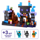 Магнитный конструктор Minecraft 100 шт + ПОДАРОК 3 фигурки по игре Майнкрафт Замок Mk001016 - изображение 1