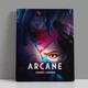 Інтер'єрна картина Аркейн: Ліга Легенд, Arcane: League of Legends, 37×30 см (id6890) - зображення 1