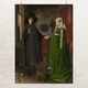 Постер Портрет четы Арнольфини, Ян ван Эйк, Jan van Eyck, Arnolfini Portrait, A3 41×30 см (id6982) - изображение 1