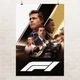 Постер "F1 Фильм", F1 the Movie (2025), Формула Один, гонки, болид, A3 42×28 см (id7032) - изображение 1