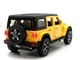 Машина Автосвіт Jeep Wrangler інерційна масштаб 1:32 відчиняються двері капот багажник 15 см Жовта (AP-2080) - зображення 5