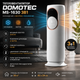 Підлоговий кондиціонер-обігрівач Domotec MS-1630 3в1 зі зволожувачем повітря, портативний електричний кліматизатор з поворотом 90°, мобільний охолоджувач для дому - зображення 1