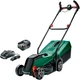 Аккумуляторная газонокосилка Bosch CityMower 18V-32-300 32 см 31 л 30-60 мм 9.4 кг + Аккумулятор PBA 18В 4 А·ч + Ящик для травы 31 л + Зарядное устройство AL 1830 CV (0.600.8B9.A07) - изображение 1