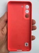 Чохол силіконовий протиударний Silicone Cover для Samsung Galaxy S22 (S901) Coral - зображення 4