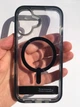 Чехол противоударный с подставкой ZAGG Gear4 Crystal Palace MagSafe для Iphone 16 Прозрачный + Black - изображение 3