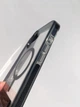 Чехол противоударный с подставкой ZAGG Gear4 Crystal Palace MagSafe для Iphone 16 Прозрачный + Black - изображение 7