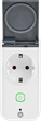 Inteligentne gniazdko Nedis Smart Life Wi-Fi IP44 3680 W (WIFIPO120FWT) - obraz 1