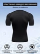 Футболка компресійна спортивна Black розмір S - изображение 2