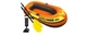Надувная лодка Intex 58330-2 Explorer 200 оранжевая полутораместная до 95 кг виниловая 2-х камерная 185 х 94 х 41 см с ручным насосом и веслами (9-163-58330-2) - изображение 2