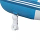 Надувная лодка Bestway 65046 Caspian Elite серо-синяя двухместная до 280 кг с веслами и ручным насосом 230х130х33 см (9-163-65046 BW) - изображение 3