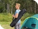 Раскладушка туристическая Pavillo Bestway 68065 черная одноместная до 100 кг из текстиля и металла 190х64х42 см (9-163-68065 BW) - изображение 10