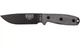 Ніж туристичний для польової кухні ESEE Model 4 Black Grey Micarta ESEE-4P-B - изображение 1