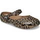 Крокси балетки Crocs Classic Animal Ballet Sepia/Leopard 39 (EU 39-40) леопардові - зображення 1