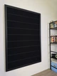 Стенд/панель/дошка для шевронів і патчів, XL (60x90см), чорна рамка, чорні смужки - зображення 4