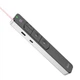 Пульт для презентацій лазерна указка HOCO GM202 Smart PPT Page Turning Pen з LCD-дисплеєм 2.4GHz Silver Black - зображення 5