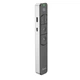 Пульт для презентацій лазерна указка HOCO GM202 Smart PPT Page Turning Pen з LCD-дисплеєм 2.4GHz Silver Black - зображення 6