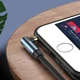 Аудіокабель mini jack 3,5 mm UGREEN Gold Plated Metal Case з кутовим L-подібним штекером AUX (1m) (Blue Black) - зображення 13
