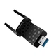 Зовнішня антена USB Wi-Fi адаптер Hoco HI34 WiFi 6 дводіапазонний мережевий бездротовий 600 Mbps Чорний - зображення 4