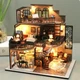 DIY конструктор румбокс Английский дом с подсветкой миниатюрный домик в викторианском стиле - изображение 1