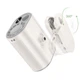 Вентилятор портативный HOCO HX609 100 Levels, 12000rpm, 3600mAh, 9.5h, white - изображение 4