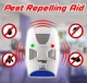 Электромагнитный отпугиватель мышей, тараканов, мух, комаров Riddex Quad Pest Repelling Aid, работает от сети, площадь воздействия до 200 кв.м, белый - изображение 8