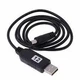 Кабель USB-DC для роутера 12V, довжина 1 метр, міцний і гнучкий шнур з надійним захистом від зламів для інтернету, вай-фай роутера, перехідник, що підвищує, чорний - зображення 3