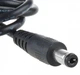 Кабель USB-DC для роутера 12V, довжина 1 метр, міцний і гнучкий шнур з надійним захистом від зламів для інтернету, вай-фай роутера, перехідник, що підвищує, чорний - зображення 4