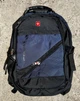 Мужской рюкзак Swissgear 8810, универсальный портфель для города, туризма, учебы, с USB портом, отделением для ноутбука, синий - изображение 9