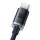 Кабель Baseus Crystal Shine Series Fast Charging Data Cable USB to Type-C 100W 20V 5A 1.2м (CAJY000401) Black - изображение 4
