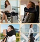 Черная подушка-сумка для подорожей Travel Pillow Bag 2в1 - зображення 4
