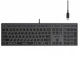 Клавиатура A4Tech FX60H "Fstyler", Black/Grey, USB, белая LED подсветка, 2xUSB - изображение 1