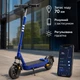 Електросамокат OKAI ES40 Blue 10 дюймов городской 500 - 1000Вт 15.6ah 70 км скорость 25 км ч NFC ключ с приложением App с большим запасом хода и надёжным амортизатором для подростка и для взрослого 2026 года с подсветкой електро самокаты - изображение 1