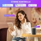 Розумна суцільна LED стрічка OULARA 10м, Wi-Fi, технологія COB 24V, тепле біле світло, 2700K, димована, пульт керування, світлодіодна стрічка, Led підсвітка - зображення 2
