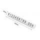 Набор пластиковых ценников Lesko SJX-HDY-XH-0-9 White + Black с цифрами 100 шт на витрину - изображение 4