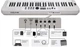 Syntezator Nux NEK-110 WH - obraz 5