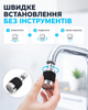 Аератор для крана 720° насадка для кухонного крану насадка для змішувача гнучка з нержавіючої сталі економія води BRS Silver - зображення 5
