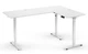 Стіл Hell's Chair White з електричним регулюванням кутовий 180x120 см - изображение 1