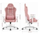 Геймерське крісло Hell's Chair HC-2001 Pink White - изображение 12